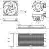 Arctic Cooling Liquid Freezer III 280 processzor vízhűtő fekete
