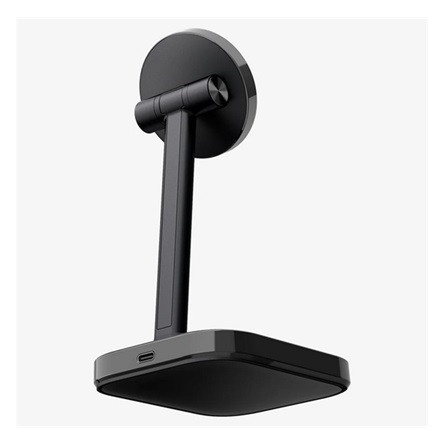 SPIGEN ARCFIELD asztali töltőállvány 2in1 15W, Qi2, FEKETE