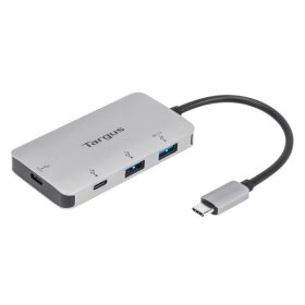   TARGUS Hub / USB-C Multi-Port Hub with 2x USB-A and 2x USB-C Ports with 100W PD Pass-Thru