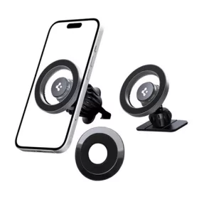   SPIGEN iPhone 17 SPIGEN MFT13 autós tartó szellőzőre, MagSafe, EZÜST