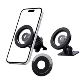   SPIGEN iPhone 17 SPIGEN MFT13 autós tartó szellőzőre, MagSafe, FEKETE
