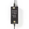 Nedis ACPA004 univerzális AC-DC tápegység, állítható 5V-15V, 36W, 2,4 - 3A, 6 cserélhető táp dugó