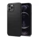 Spigen iPhone 12 Pro Max SPIGEN LIQUID AIR szilikon telefonvédő ütésállóság, rombusz, FEKETE