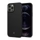 Spigen iPhone 12 Pro SPIGEN MAG ARMOR műanyag telefonvédő ütésállóság, csíkos, FEKETE