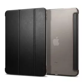   Spigen IPAD Air 11 (2024) SPIGEN SMART FOLD tok álló, bőr hatású aktív FLIP, asztali tartó, FEKETE