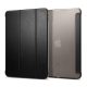 Spigen IPAD Air 11 (2024) SPIGEN SMART FOLD tok álló, bőr hatású aktív FLIP, asztali tartó, FEKETE