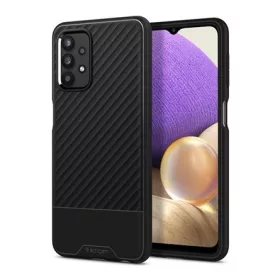   Spigen Samsung A32 5G SPIGEN CORE ARMOR szilikon telefonvédő ütésállóság, csíkos, FEKETE