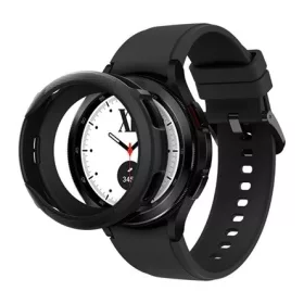   Spigen Samsung Watch 4 Classic 42 mm SPIGEN LIQUID AIR szilikon óra keret ütésállóság FEKETE