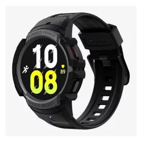   Spigen Samsung Watch 4 40 mm SPIGEN RUGGED ARMOR PRO pótszíj egyedi méret, ütésállóság + szilikon keret, SÖTÉTSZÜRKE