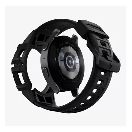 Spigen Samsung Watch 4 40 mm SPIGEN RUGGED ARMOR PRO pótszíj egyedi méret, ütésállóság + szilikon keret, SÖTÉTSZÜRKE