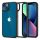 Spigen iPhone 13 SPIGEN ULTRA HYBRID műanyag telefonvédő ütésállóság, légpárnás keret, ÁTLÁTSZÓ/FEKETE