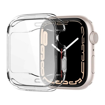 Spigen Apple Watch Series 9 45mm SPIGEN ULTRA HYBRID műanyag óra keret ütésállóság ÁTLÁTSZÓ