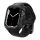 Spigen Apple Watch Series 9 41mm SPIGEN LIQUID AIR PRO szilikon óra keret szilikon szíj, ütésállóság, FEKETE
