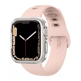   Spigen Apple Watch Series 9 41mm SPIGEN LIQUID CRYSTAL szilikon óra keret ütésállóság, 061CS24483 utód, ÁTLÁTSZÓ