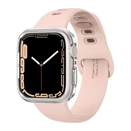 Spigen Apple Watch Series 9 41mm SPIGEN LIQUID CRYSTAL szilikon óra keret ütésállóság, 061CS24483 utód, ÁTLÁTSZÓ