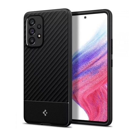 Spigen Samsung A53 SPIGEN CORE ARMOR szilikon telefonvédő ütésállóság, csíkos, FEKETE