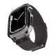 Spigen Apple Watch Series SE 44mm SPIGEN METAL FIT PRO fém óra keret ütésállóság FEKETE