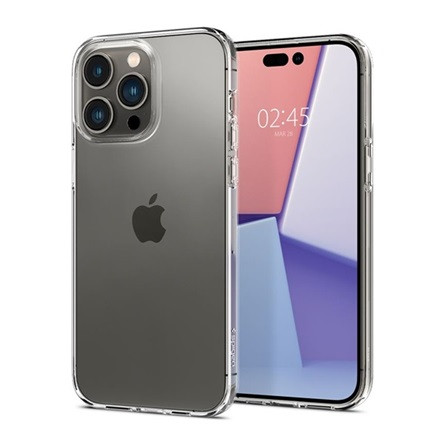 Spigen iPhone 14 Pro SPIGEN CRYSTAL FLEX szilikon telefonvédő ütésállóság, légpárnás sarok, ÁTLÁTSZÓ