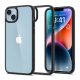 Spigen iPhone 14 Pro Max SPIGEN ULTRA HYBRID műanyag telefonvédő ütésállóság, matt keret, FEKETE