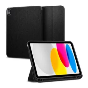   SPIGEN IPAD 11 (2025) SPIGEN URBAN FIT tok álló FLIP, textil minta, FEKETE