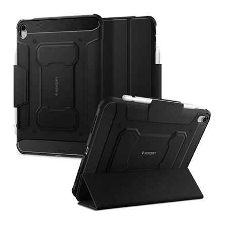 Spigen IPAD 10.9 (2022) SPIGEN RUGGED ARMOR PRO tok álló aktív FLIP, ceruza tartó, FEKETE