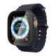 Spigen Apple Watch Ultra 2 49mm SPIGEN THIN FIT 360 műanyag óra keret ütésállóság, 360° védelem + üveg, FEKETE