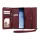 Spigen Samsung S23 Plus SPIGEN WALLET S PLUS tok álló, bőr hatású FLIP, textil minta, BURGUNDY
