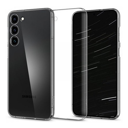 Spigen Samsung S23 Plus SPIGEN AIRSKIN műanyag telefonvédő ultravékony, 0.4mm, ÁTLÁTSZÓ