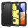 Spigen Samsung A14 4G SPIGEN TOUGH ARMOR szilikon telefonvédő ütésállóság, kitámasztó, FEKETE