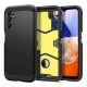 Spigen Samsung A14 4G SPIGEN TOUGH ARMOR szilikon telefonvédő ütésállóság, kitámasztó, FEKETE
