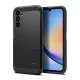 Spigen Samsung A34 5G SPIGEN TOUGH ARMOR szilikon telefonvédő ütésállóság, kitámasztó, FEKETE