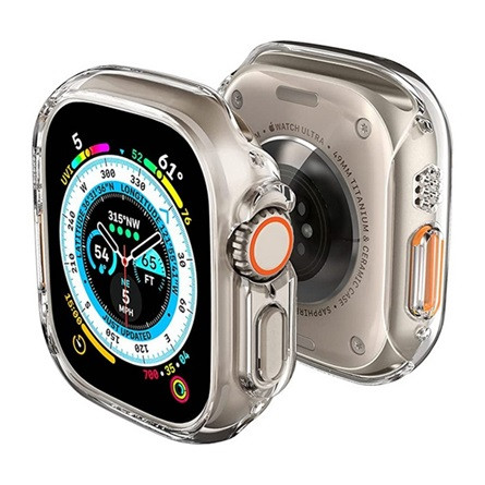 Spigen Apple Watch Ultra 2 49mm SPIGEN THIN FIT műanyag óra keret ütésállóság ÁTLÁTSZÓ