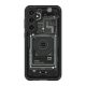 Spigen Samsung S23 FE SPIGEN ULTRA HYBRID ZERO ONE műanyag telefonvédő ütésállóság, légpárnás keret, FEKETE