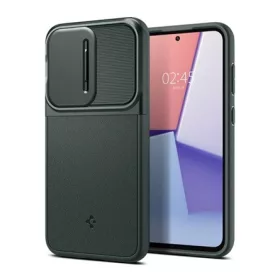   Spigen Samsung S23 FE SPIGEN OPTIK ARMOR szilikon telefonvédő kameravédő SÖTÉTZÖLD