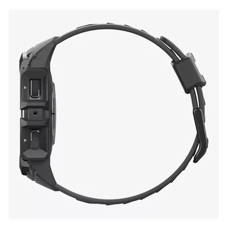 Spigen Samsung Watch 6 eSIM 44mm SPIGEN RUGGED ARMOR PRO pótszíj egyedi méret, ütésállóság + szilikon keret, FEKETE
