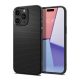 Spigen iPhone 15 Pro Max SPIGEN LIQUID AIR szilikon telefonvédő ütésállóság, rombusz, FEKETE