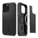 Spigen iPhone 15 Pro Max SPIGEN MAG ARMOR műanyag telefonvédő ütésállóság, csíkos, FEKETE