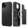 Spigen iPhone 15 Plus SPIGEN MAG ARMOR műanyag telefonvédő ütésállóság, csíkos, FEKETE