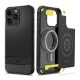 Spigen iPhone 15 Pro SPIGEN RUGGED ARMOR szilikon telefonvédő ütésállóság, MagSafe, FEKETE