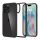 Spigen iPhone 15 Pro SPIGEN ULTRA HYBRID műanyag telefonvédő ütésállóság, légpárnás keret, ÁTLÁTSZÓ/FEKETE