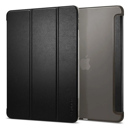 Spigen IPAD Pro 11 (2024) SPIGEN SMART FOLD tok álló, bőr hatású aktív FLIP, asztali tartó, FEKETE