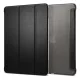 Spigen IPAD Pro 11 (2024) SPIGEN SMART FOLD tok álló, bőr hatású aktív FLIP, asztali tartó, FEKETE