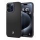 Spigen iPhone 15 Pro Max SPIGEN ENZO ARAMID telefonvédő Magsafe, karbon minta, FEKETE