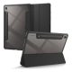 Spigen Samsung Tab S9 LTE SPIGEN ULTRA HYBRID PRO tok álló, bőr hatású FLIP, ceruza tartó, FEKETE