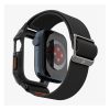 Spigen Apple Watch Series 9 45mm SPIGEN LITE FIT PRO pótszíj egyedi méret, ütésállóság + szilikon keret, FEKETE