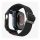 Spigen Apple Watch Series 9 45mm SPIGEN LITE FIT PRO pótszíj egyedi méret, ütésállóság + szilikon keret, FEKETE