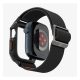 Spigen Apple Watch Series 9 45mm SPIGEN LITE FIT PRO pótszíj egyedi méret, ütésállóság + szilikon keret, FEKETE