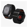 Spigen Apple Watch Series 9 45mm SPIGEN LITE FIT PRO pótszíj egyedi méret, ütésállóság + szilikon keret, FEKETE