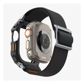   Spigen Apple Watch Ultra 2 49mm SPIGEN LITE FIT PRO pótszíj egyedi méret, ütésállóság + szilikon keret, FEKETE