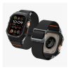 Spigen Apple Watch Ultra 2 49mm SPIGEN LITE FIT PRO pótszíj egyedi méret, ütésállóság + szilikon keret, FEKETE